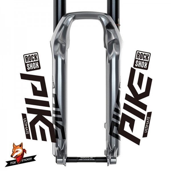 Moutain Bicycle MTB Fork  Decal Stickers for rock shox PIKE ULTIMATE